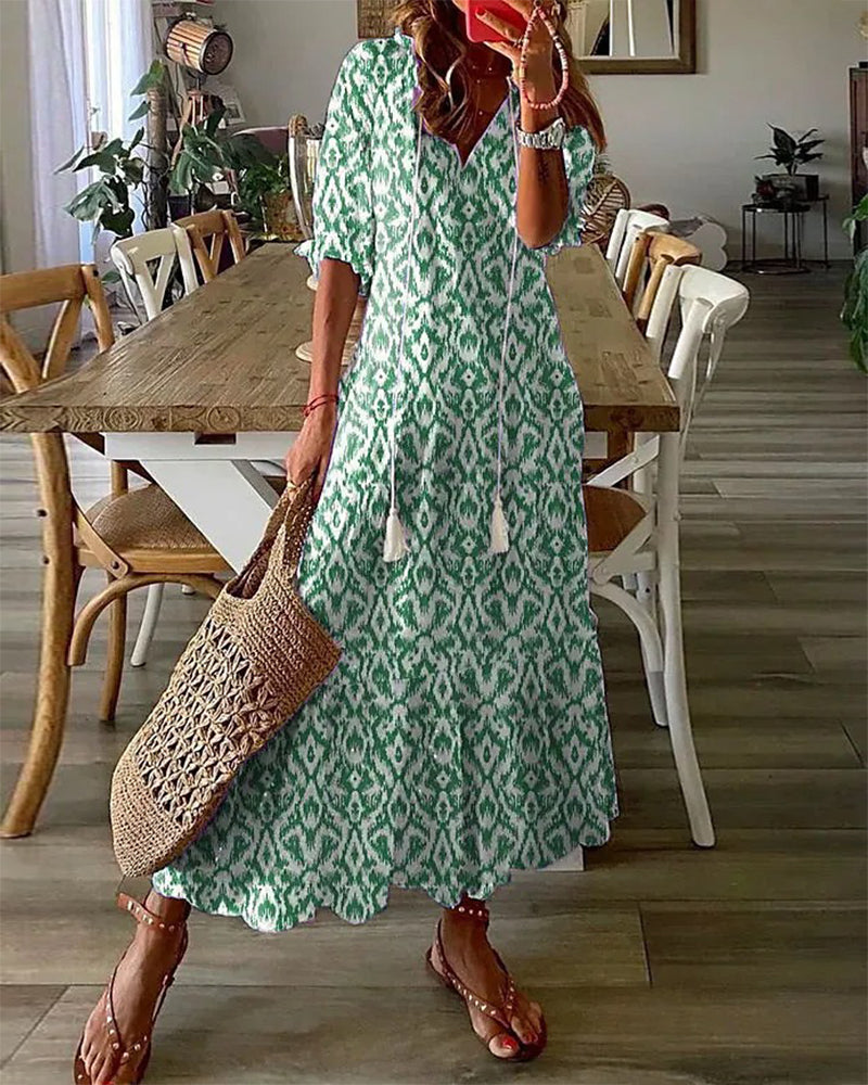 Kristen Elevated Long Dress Designer Edit