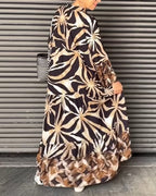 Raquel Timeless Loose Dress with Print Premium Wardrobe Essential