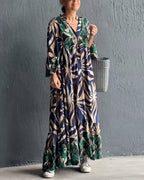 Raquel Timeless Loose Dress with Print Premium Wardrobe Essential
