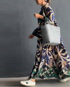 Raquel Timeless Loose Dress with Print Premium Wardrobe Essential