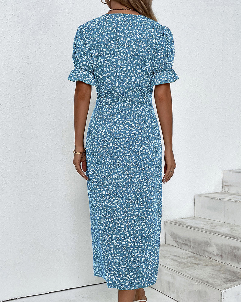 Yara Boutique Fine Dress with Buttons Collection