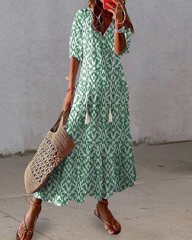Kristen Elevated Long Dress Designer Edit