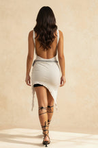 Halter UNeck Bodycon Mini Dress