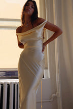 Bodycon Slip Maxi Silk Dress