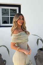 Floral Off-Shoulder Strapless Maxi Party Dress