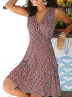 Small Floral Belt Dress