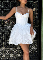 Bianca Satin Corset Mini Dress