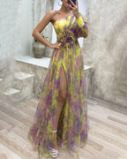 Hilda Minimalist Party Off the Shoulder Dress Boutique Collection