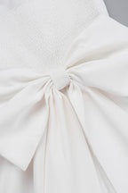 Strapless Bowknot A-Line Bodycon Party Dress