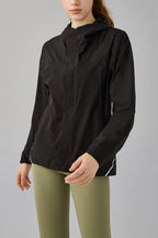 Windproof Fleece Lined Hooded Jacket