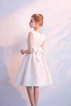Elegant Bow Mini Party Dress