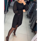 Francisca Aesthetic Plain Dress Evening Wear Edit