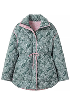 Fashionable and Casual Loose Cotton Printed Long-sleeved Jacket