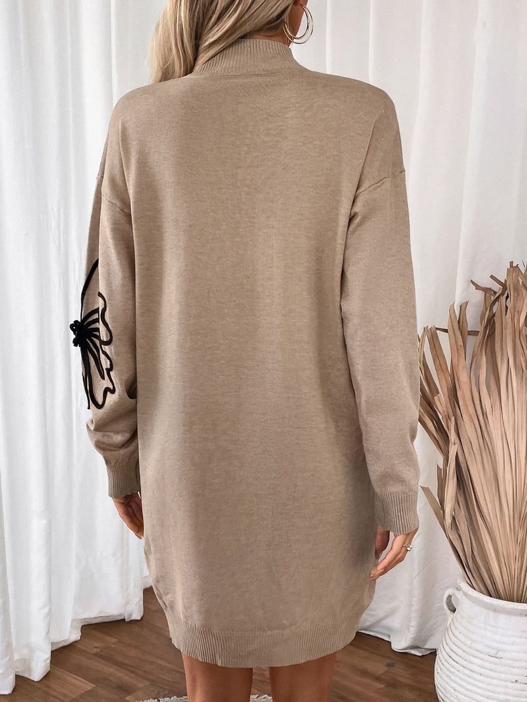 Cornelia Perfee Floral Sweater Dress with Modern Everyday Styling