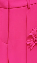 STEREO FLower MID-RISE JEANS in Pink