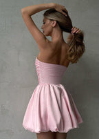 Celeste Strapless Bubble Mini Dress