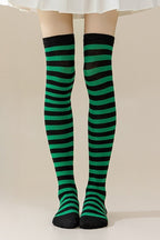 Striped Knee High Socks