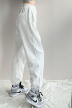 Fleece Lined Loose Knit Pants