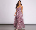 Hila Floral Chiffon A Line Dress