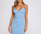 Skyler Formal A Line Crepe Dress