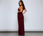 Skyler Formal A Line Crepe Dress