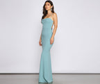 Claudette Formal Lace Up Mermaid Dress
