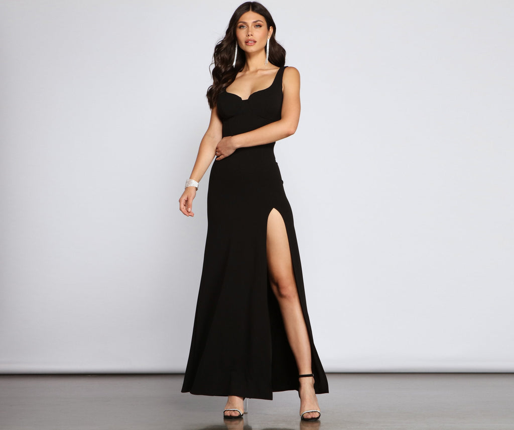 Layla Sleeveless High Slit Formal Dress