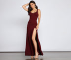 Layla Sleeveless High Slit Formal Dress