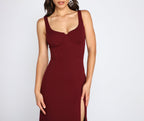 Layla Sleeveless High Slit Formal Dress