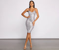 Shine On Sequin Midi Dress