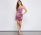 Color Burst Tie Dye Mini Dress