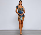 Cool Girl Vibes Tie Dye Mini Dress