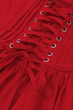 Spaghetti Strap Corset Waist Party Dress