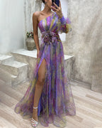 Fernanda Exclusive Off Shoulder Party Dress Elevated Occasion Wear