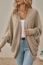 Autumn-Winter New Solid Color Midi Knit Cardigan