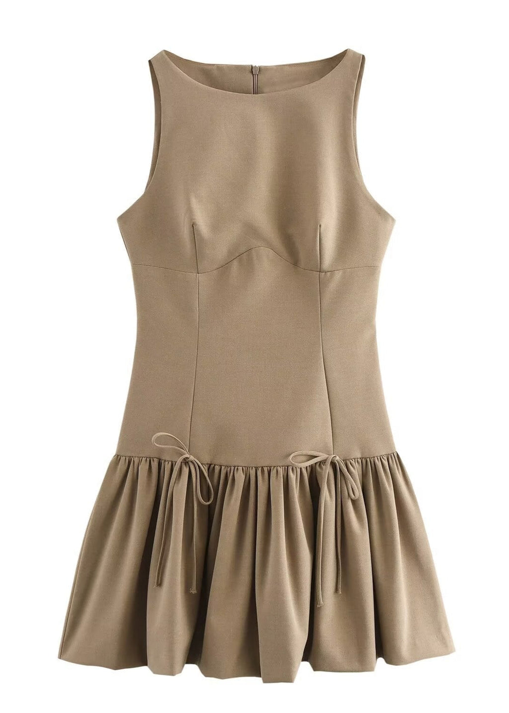 Camille Sleeveless Drop Waist Mini Dress