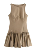 Camille Sleeveless Drop Waist Mini Dress