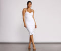 Curves Ahead Bandage Midi Dress