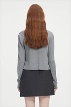 Knit Bow Cami Twinset Cardigan