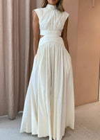Isla Cut-Out Maxi Set Sleeveless High-Neck Two-Piece