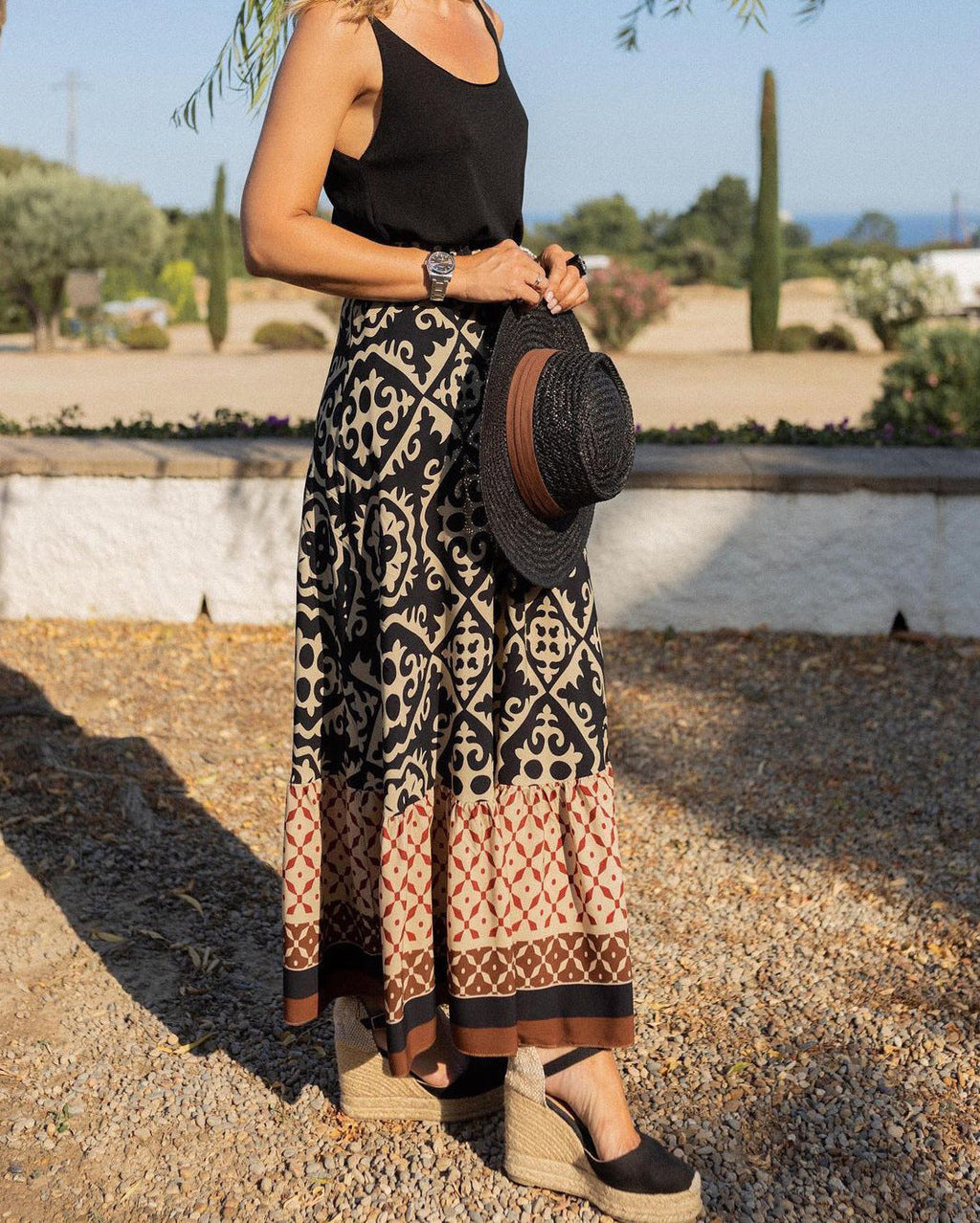 Zaida Elevated Boho Long Dress Everyday Luxe Edit