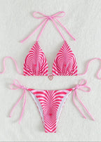 Heartwave - One-Piece Swimsuit with Optical Illusion Print