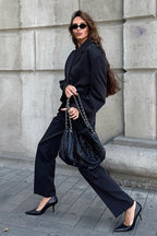Longline Structured Two Piece Blazer Pants Set