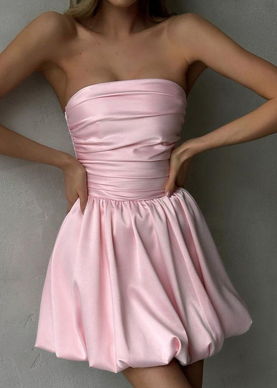 Celeste Strapless Bubble Mini Dress