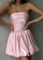 Celeste Strapless Bubble Mini Dress