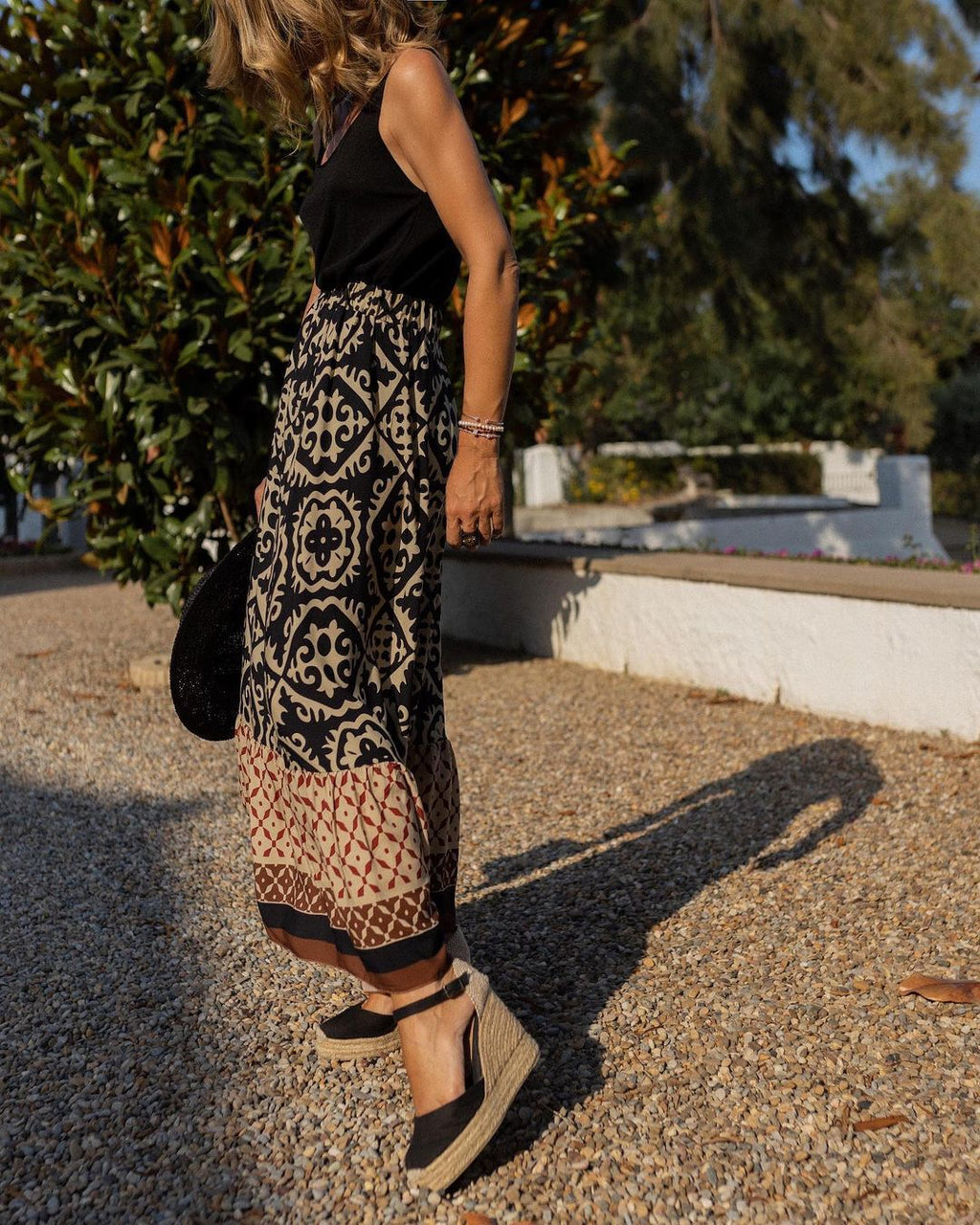Zaida Elevated Boho Long Dress Everyday Luxe Edit