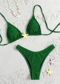 Emerald Coast Two-Piece Swimsuit – Starfish Charm Halter Bikini Set