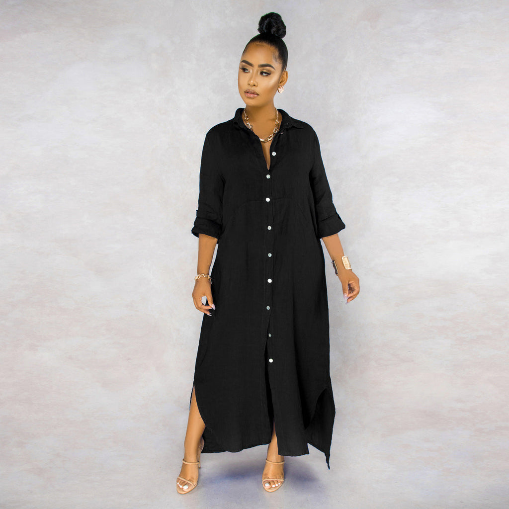 María Aesthetic Elena Overshirt Dress Set Evening Wear Edit