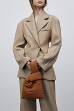 Elevated Relaxed Notch Lapel Blazer