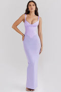 Spaghetti Strap Slit Party Dress